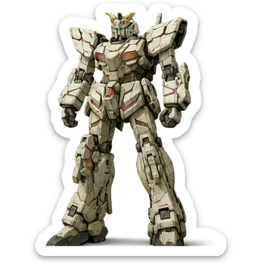Full-height Gundam RX-0 Unicorn sticker