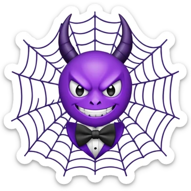 purple Devils Emoji Like this 😈 in this Emoji 🕸️ sticker