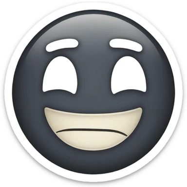 Retro smiley face sticker