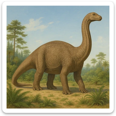 Brontosaurus sticker