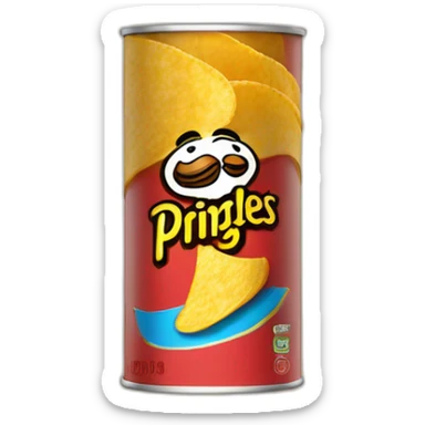 pringles logo magnifique sticker