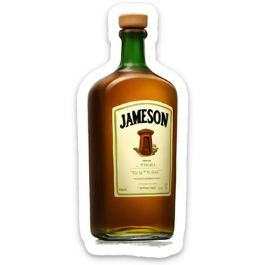 Jameson bottle sticker