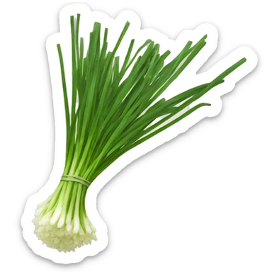 chives vegetable sticker
