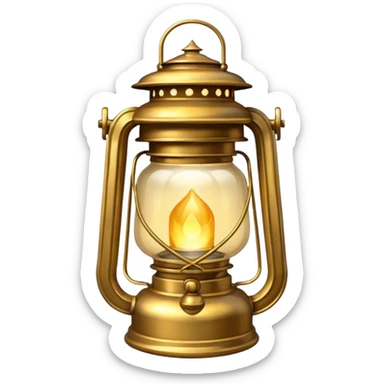 Desert Lantern sticker