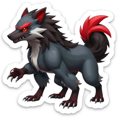 Obstagoon-Zoroark-fusion  sticker