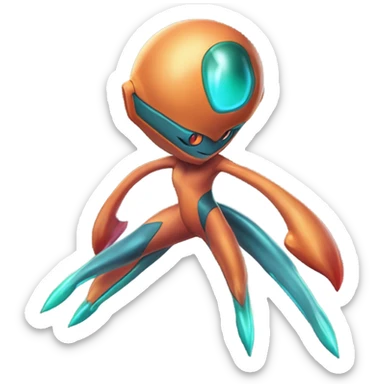 Deoxys Pokémon sticker