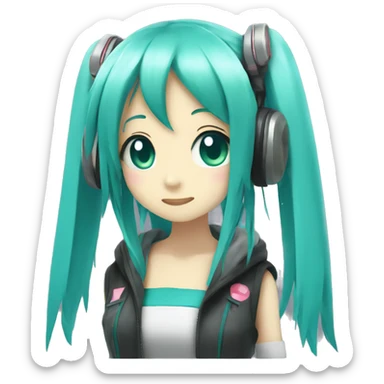 Hatsune miku sticker