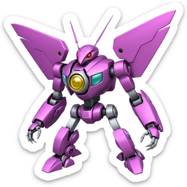 Victreebell-Medabot-Genesect-Vikavolt-fusion sticker