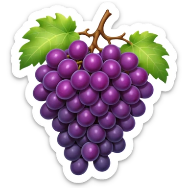 dark grapes sticker
