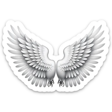Wings both Left and right side sticker