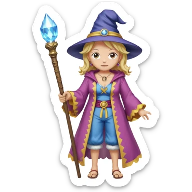 big mome one piece Wizard sticker