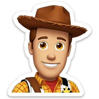 Woody toy story sticker