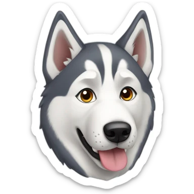 husky siberiano sticker