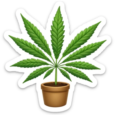 cannabis sticker