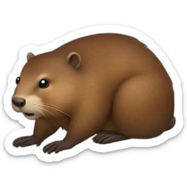 canada beaver sticker