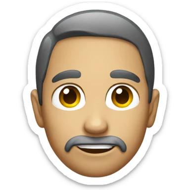 A face that mimic to keep a secret\ sticker