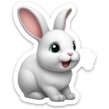 Bunny minilop sticker
