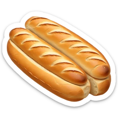 Praying a baguette  sticker