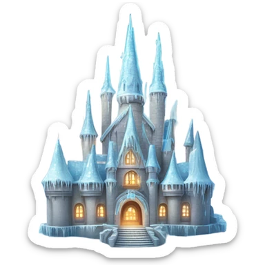 Disney frozen castle sticker