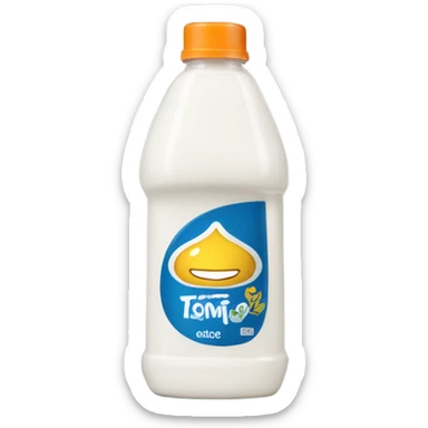 white Squeeze Sauce Bottle but thinner bottle gotta have cap long thin no gap connected to the bottle   sticker