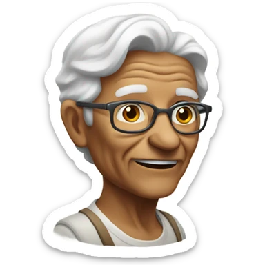 Old people are crazy sticker