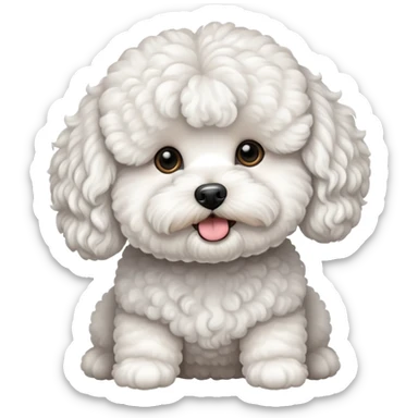 Bichon frise sticker