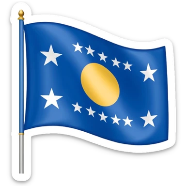 Kosovo flag sticker