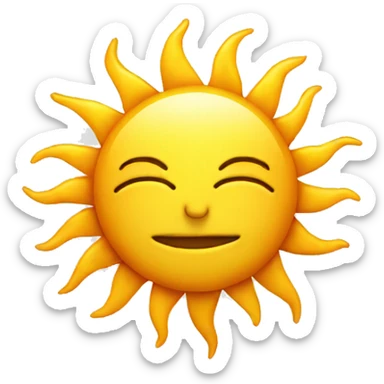 sun sticker