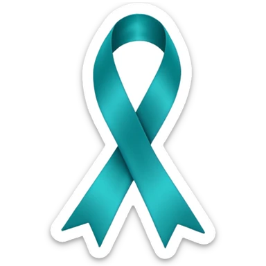 Suicide awareness ribbon sticker