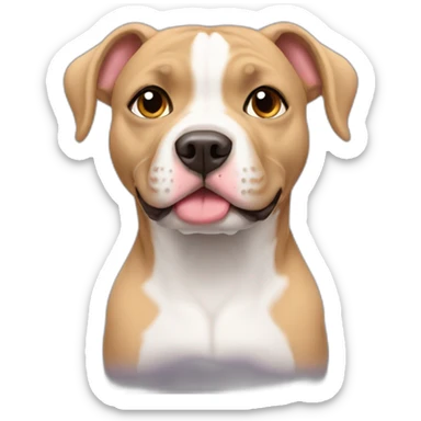 angel pitbul sticker