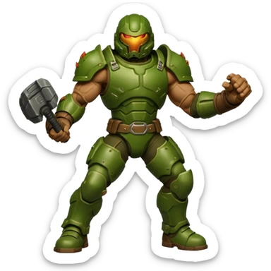 Doom eternal doom-slayer sticker