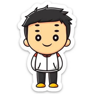 cool person avatar sticker