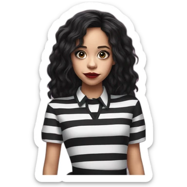 jenna ortega as beetlejuice sticker