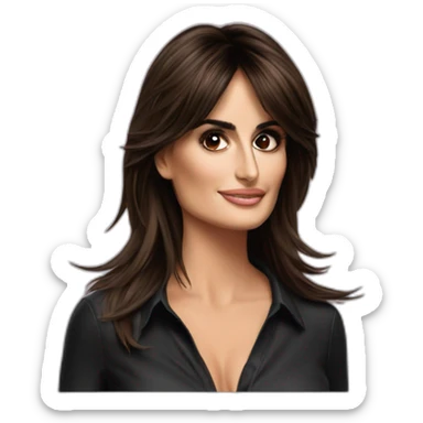 Penelope Cruz sticker