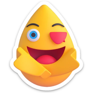 warning emoji labeled 'SCAMMER', 3D style, illusion of spinning or rotation, eye-catching and bold sticker