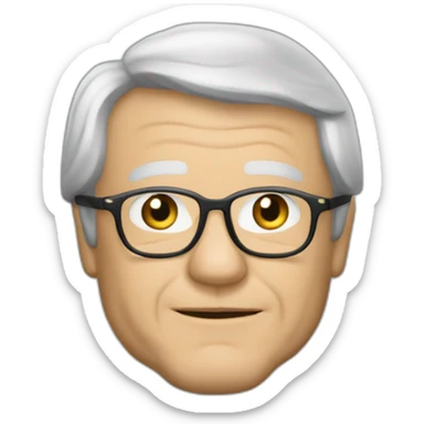 jean marie lepen avec la peau noir sticker