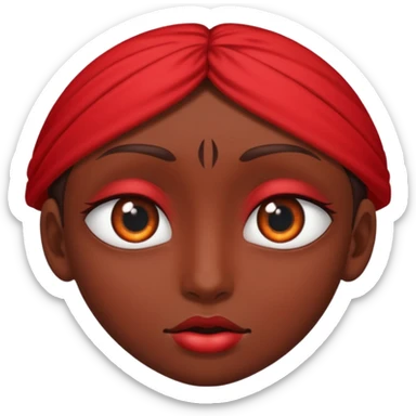 Sukuna jujutsu kaisen eye on face  sticker