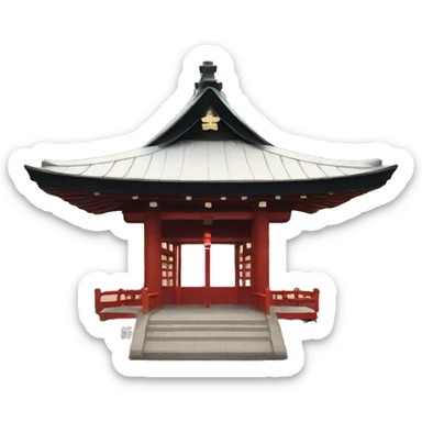 japanese shrine sticker