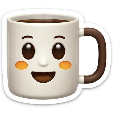 Coffe mug sticker