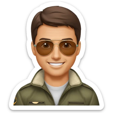 Tom cruise top gun sticker