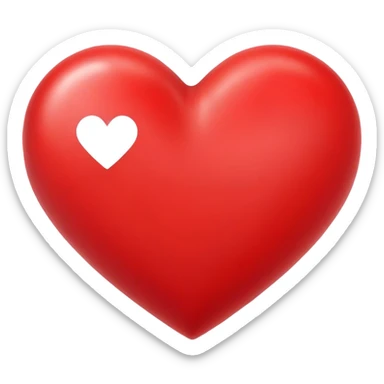 Valentine’s Day heart sticker