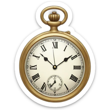 pocket watch sticker