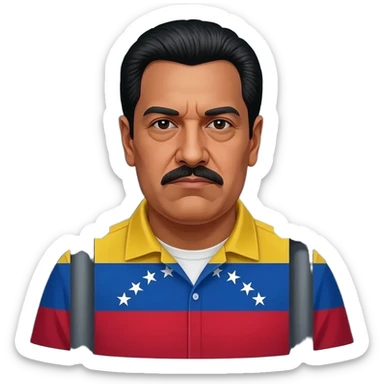 Maduro is behind bars sticker