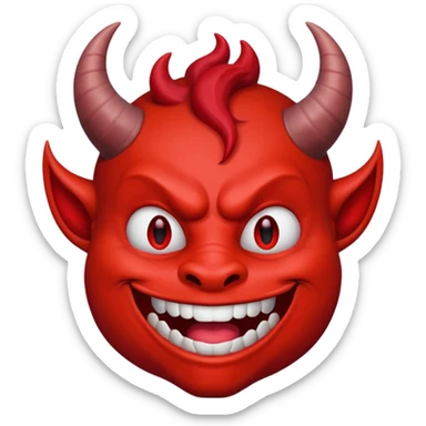 Diable malicieux sticker