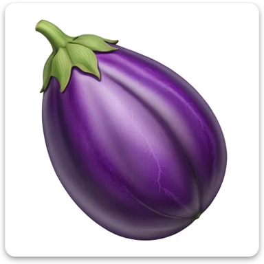 Eggplant with veins  sticker