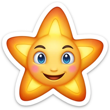 A protostar that's very sly, smirking sticker