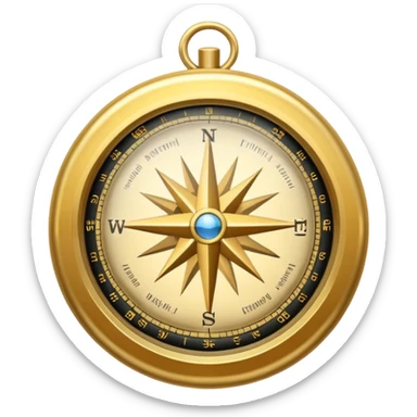 compass sticker