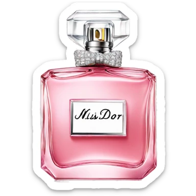 Miss dior perfume sticker