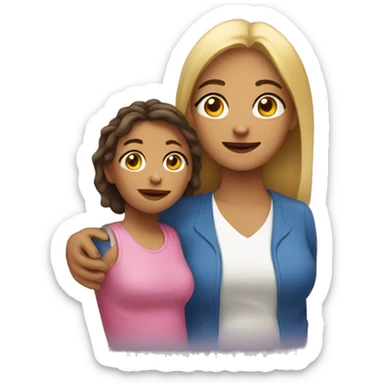 Madre e hija sticker