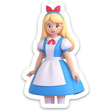 alice in wonderland sticker
